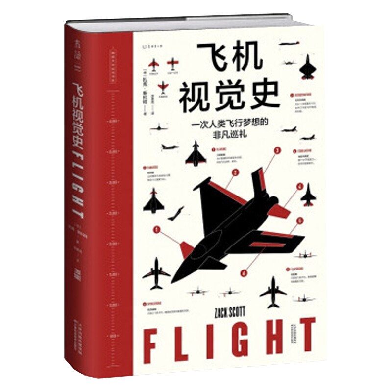 飞机视觉史（触摸天空视觉书系，一次人类飞行梦想的非凡巡礼）（英）扎克·斯科特科普读物其它天津科学技术出版社新华书店正版