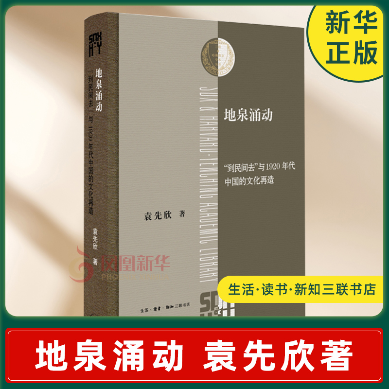 地泉涌动 袁先欣著 到民间去这一口号 介入社会思潮 文学 历史学 民俗学 民族学 政党政治 生活读书新知三联书店 新华书店正版书籍