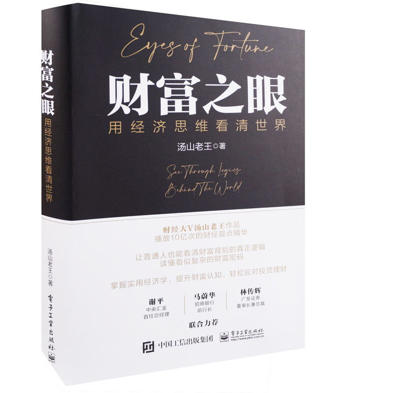 财富之眼:用经济思维看清世界汤山老王著电子工业出版社新华书店正版