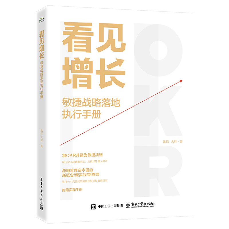 看见增长-敏捷战略落地执行手册姚琼计算机软件工程（新）电子工业出版社新华书店正版