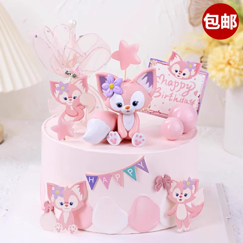 玲娜贝儿蛋糕装饰摆件