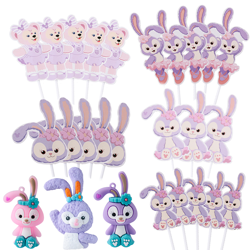 星黛露蛋糕装饰小兔子摆件