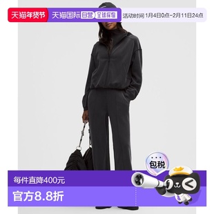 韩国直邮lululemon 磨毛 Softstreme 针裥阔腿长裤 *常规 - BLK