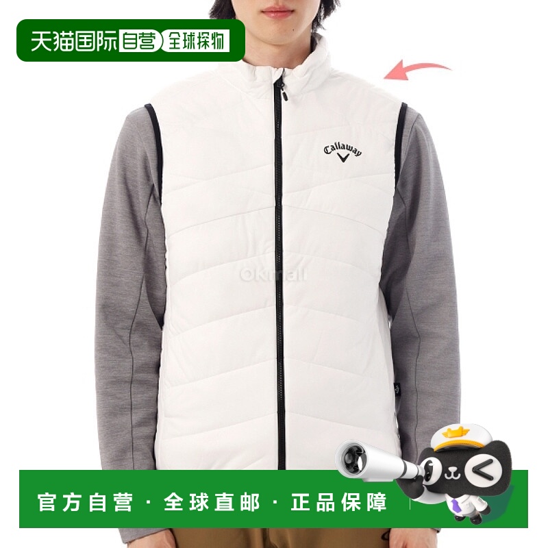 韩国直邮Callaway 全拉链加垫背心 (C25216103-1030) 针织衫/背心
