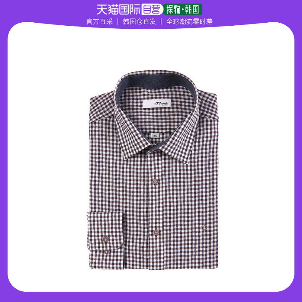 t.dupont 衬衫 [乐天百货店]夏季用 面料 coll棉 格子