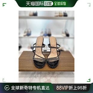 韩国直邮MISOPE女式 712324015BL舒适女鞋 绕带8cm高跟凉鞋 时尚 休闲