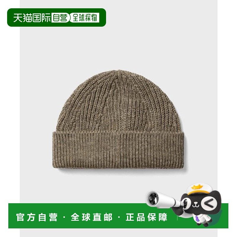 韩国直邮ANDERSEN-ANDERSEN 公用帽子SHORT BEANIE-Taupe针织帽