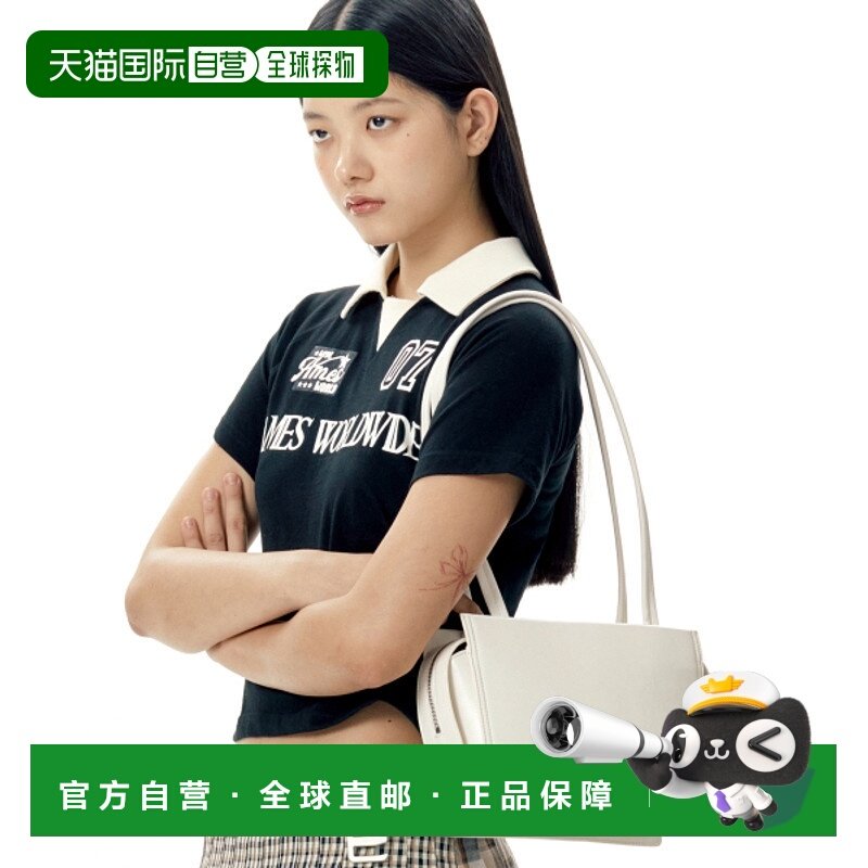 韩国直邮Ames Worldwide 女士包包SQUARE SHOULDER BAG IVORY AM2E