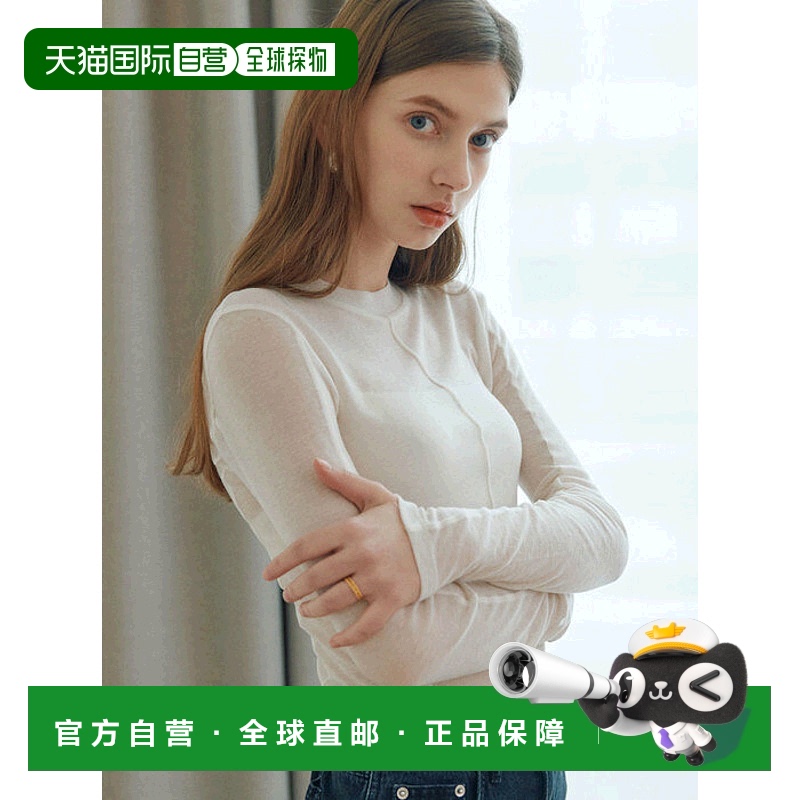 韩国直邮LOEUVRE正品 毛针织衫301584599See-through Jersey top