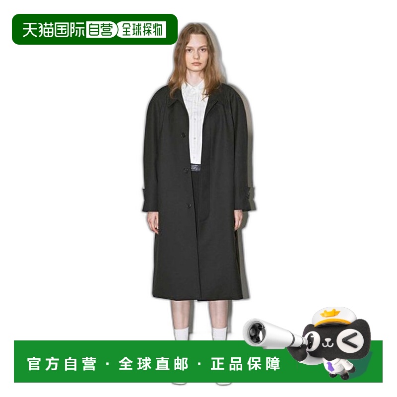 韩国直邮Dunst2023秋冬新品中性风经典女款大衣UDTR3C101BK羊毛