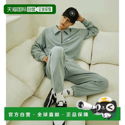 韩国直邮WAIKEI韩国小众设计师狗狗图案时尚日常裤子YK21STPT04