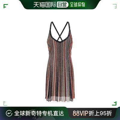 韩国直邮MISSONI24SS中长连衣裙女DS24SG13BK033M SM9AFMULTIC BL