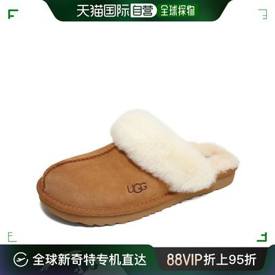 韩国直邮UGG 其他拖鞋 美國/UGG/UGG/女/毛拖鞋/抓毛/麂皮/101906