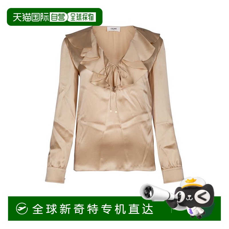 韩国直邮CELINE23FW衬衫女2B913346H 03CH CHAMPAGNE