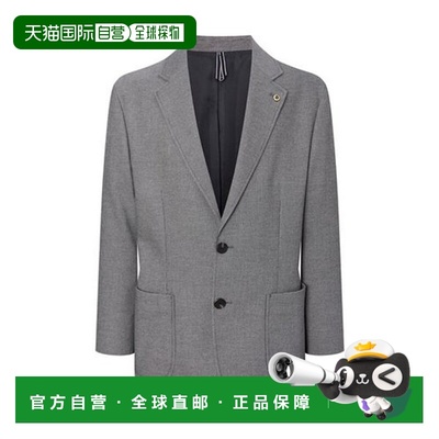 韩国直邮HAZZYS 赫奇斯 [长销] 炭灰色图案男士夹克 (WHJA4C234CG