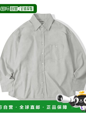韩国直邮FILLUMINATE 公用男衬衫Optimal Basic Shirt-Grey亚麻