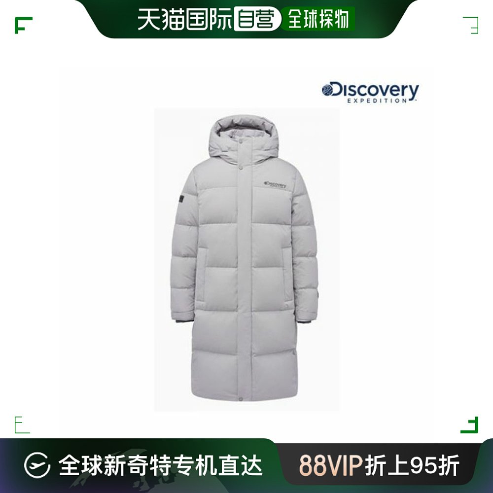 DISCOVERY鹅绒中长款连帽羽绒服男户外保暖外套DMDJ67016