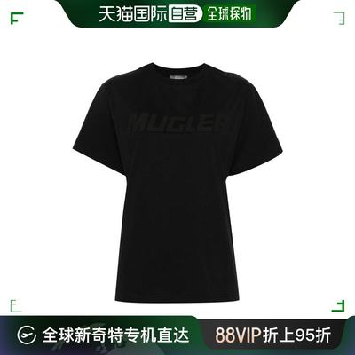 韩国直邮MUGLER24SS长袖T恤女24P3TS0099D284 1999BLACK