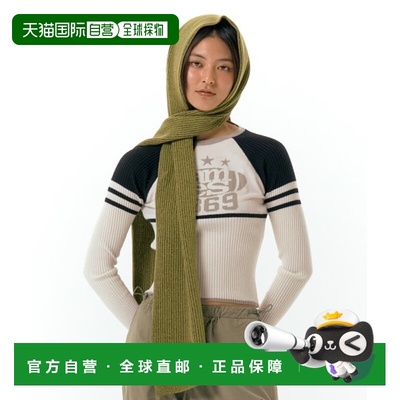 韩国直邮Ames Worldwide 女士围巾TWOTONE MUFFLER GREEN (AM2DFUA