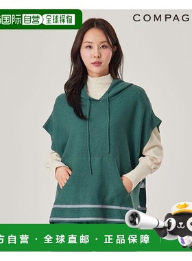 韩国直邮compagna 披风连帽针织背心_CCCS1-WSV020