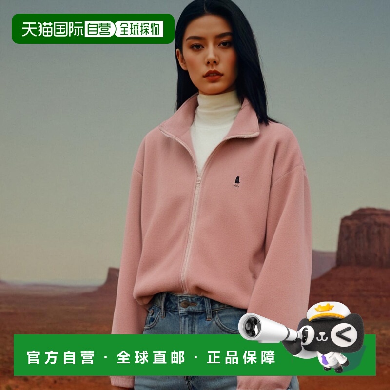 韩国直邮YALE HERITAGE UNIVERSITY DAN FLEECE JACKET VTG PINKY