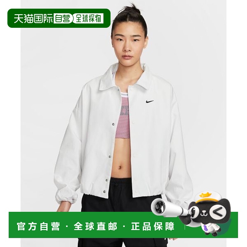 韩国直邮NIKE NIKE Nike Street Woven COACH 教练夹克 - 白色 HV