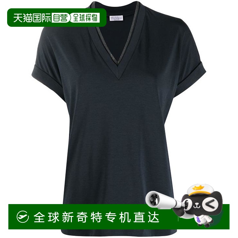 韩国直邮BRUNELLO CUCINELLI25SS短袖T恤女M0T18BD222 C7186Blue