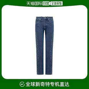 韩国直邮MARINE BL50BLUE 女WPA127DDEN0001 SERRE24SS牛仔直筒裤