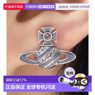 62010365 韩国直邮Vivienne 浅浮雕耳环 ASSITA 02P644 Westwood