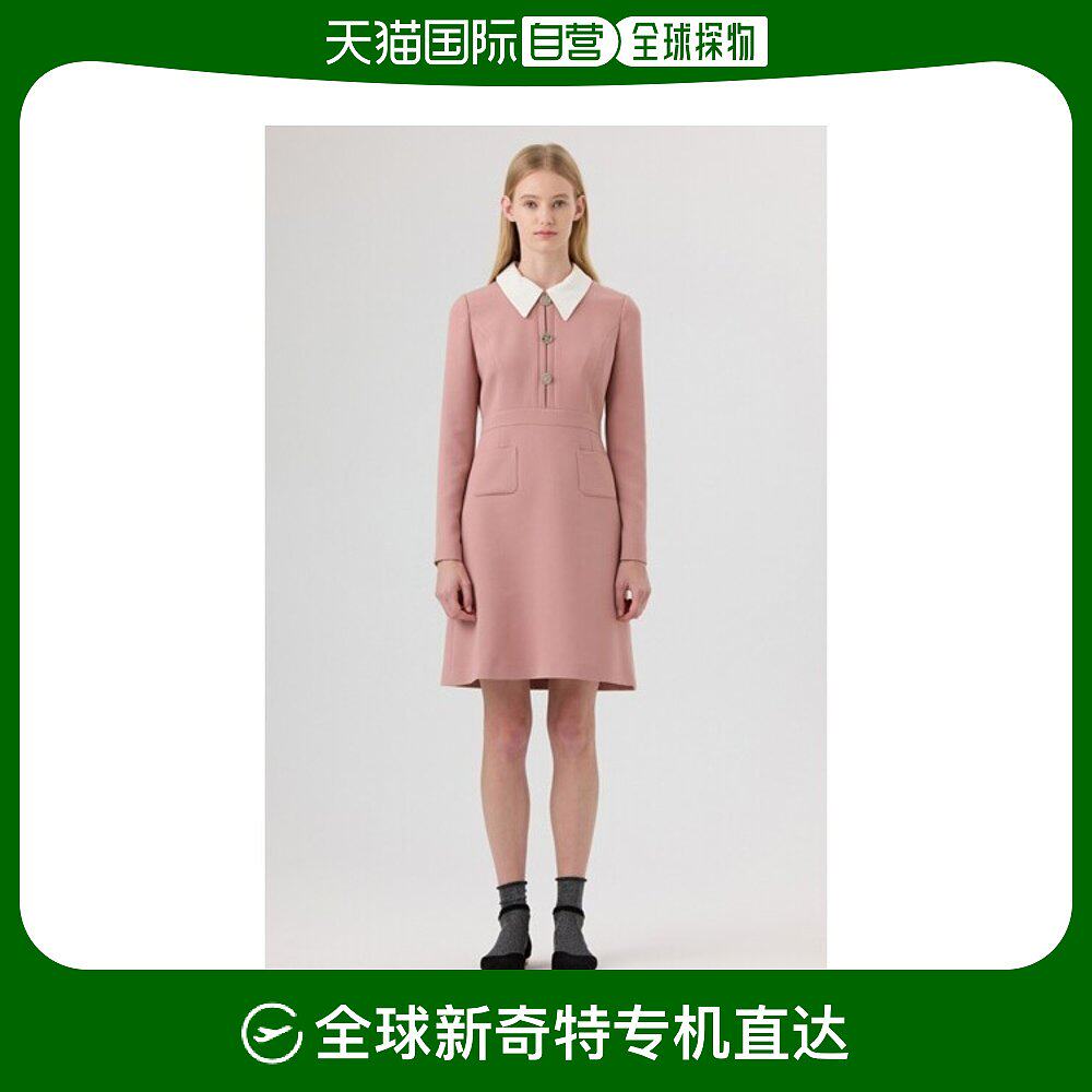 韩国直邮kenneth lady 时尚套装 配色/翻领/口袋/连衣裙/ewopmj05