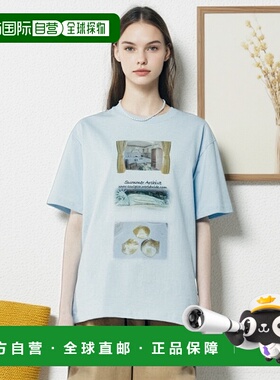 韩国直邮SCULPTOR T恤 SC23S245BL高档舒适时尚百搭 简约高级感