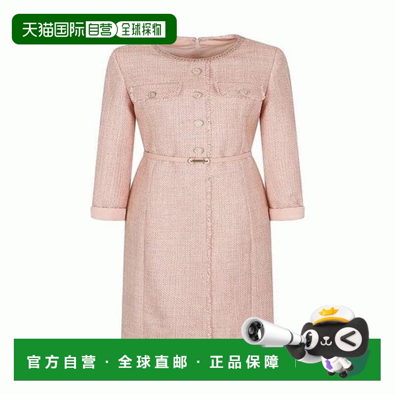 韩国直邮THE IZZAT Theisjack 金属编织粗花呢连衣裙 IM2A0OP01SG