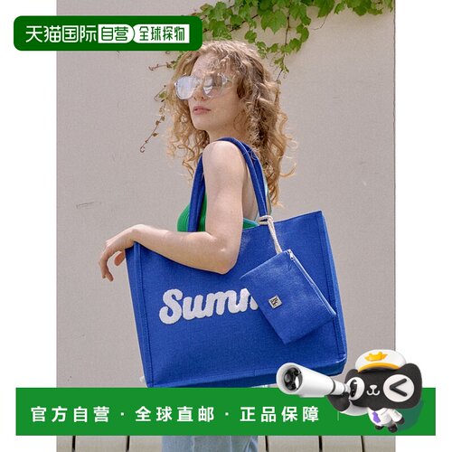 韩国直邮RaJu 女士通用款女包305936068 Summer Bag_Blue托特包