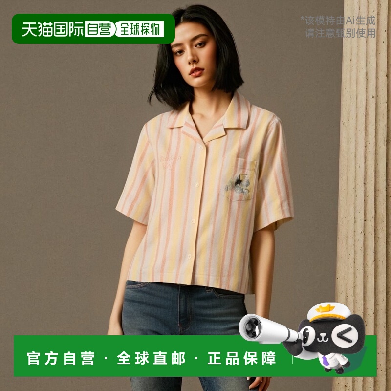 韩国直邮MALBON GOLF休闲时尚高高尔夫运动衬衫M3322PTS51