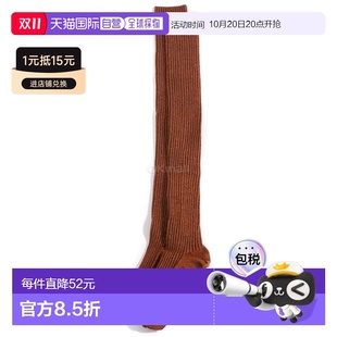 铁锈色过膝袜 酒红 KOK 袜子 韩国直邮Baserange WI24 Angel