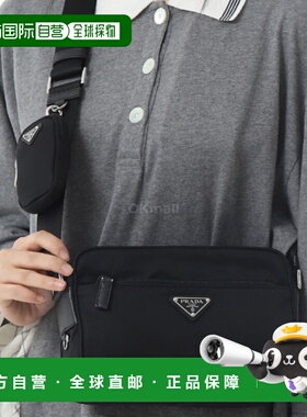 【99新未使用】韩国直邮PRADA 1BC167 RV44 F0002 V B1M 斜挎包