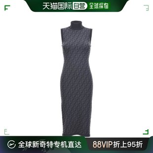 韩国直邮FENDI23FW中长连衣裙女FZDB86AQ41F0YD2Gray