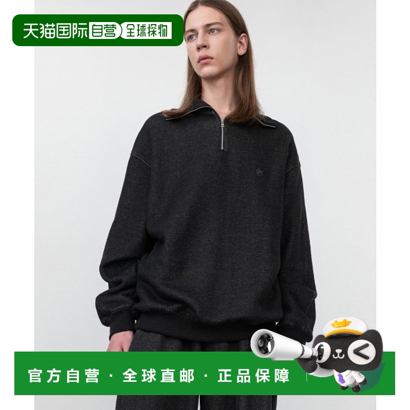 韩国直邮INSILENCE设计师款通用日常休闲宽松时尚卫衣IM2B4TO05BK