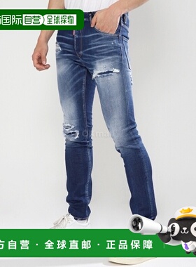 韩国直邮DSQUARED2 COOL GUY 牛仔裤 宽松直筒设计 S74LB1452 S30