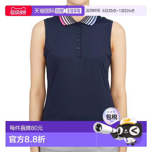 1h可退 韩国直邮G/FORE G4LS22K91 TWLT 女士  高尔夫无袖上衣