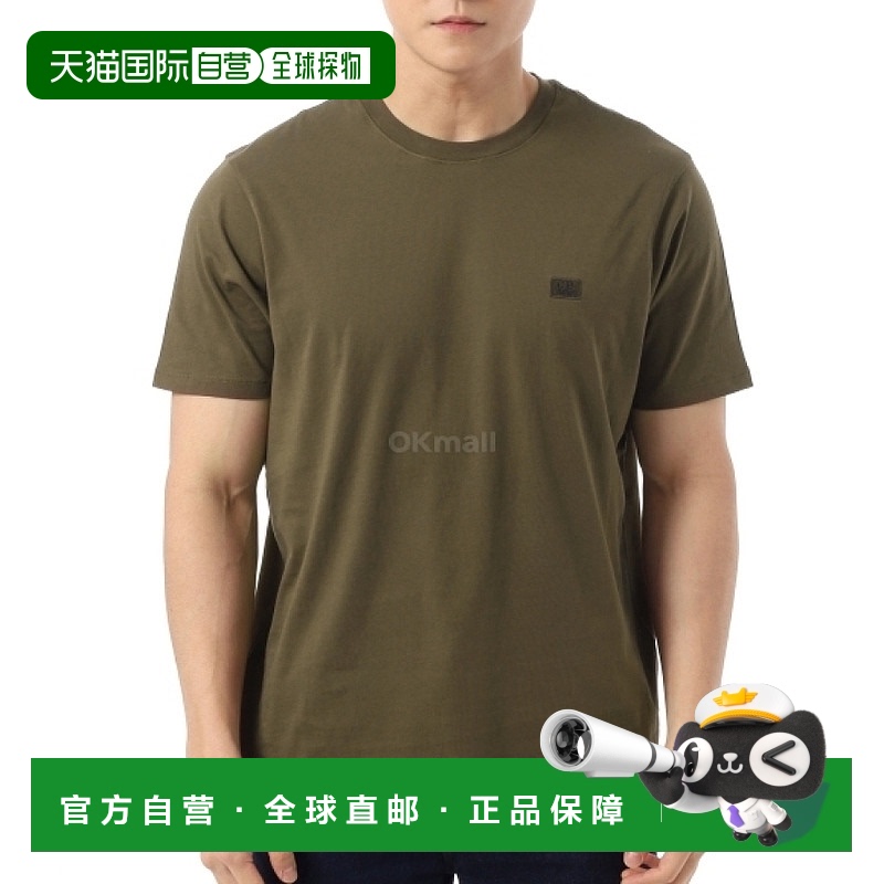 韩国直邮CP COMPANY 30/1 球衣徽标贴片 T 恤 (18CMTS031A 005100