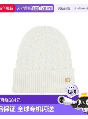 韩国直邮Coach蔻驰 士帽子306219663CO100292CHALK高级感正品