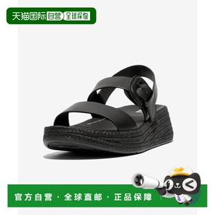 Mode Espadrille Buckle Flat 韩国直邮FITFLOP Leather 女士凉鞋