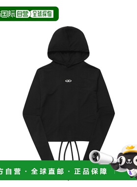 韩国直邮GOTTER GALLERY 女士连帽衫 24FATP15BK SYMBOL KNOT DRAP