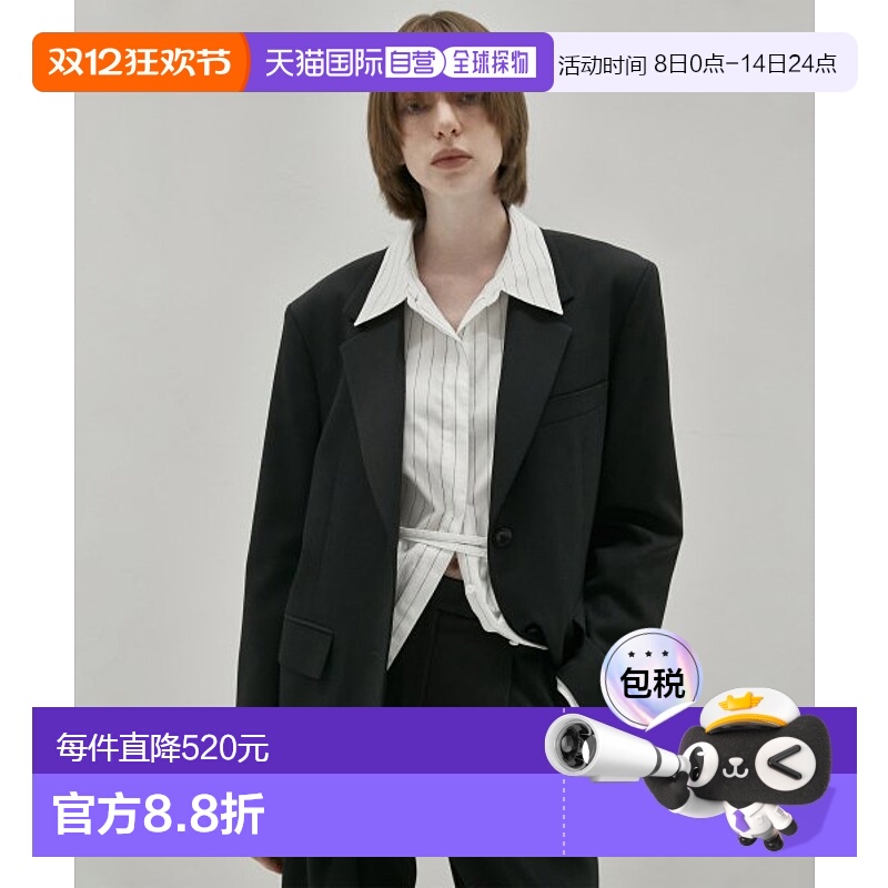 韩国直邮INSILENCE女款设计师新款秋冬高级简约时尚夹克IW2B4JK01