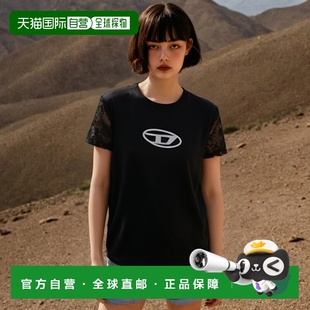A108380AFAA9XXAT T恤女士 SLI OVAL LAC 韩国直邮DIESEL BACK 女装