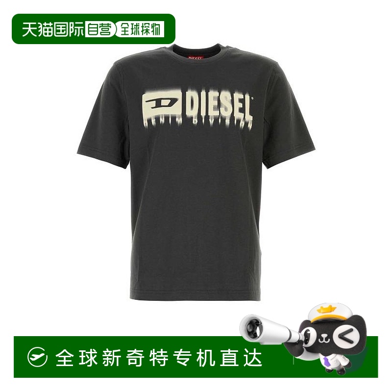 韩国直邮DIESEL25SS短袖T恤男A153980GRAI AH93R Grey