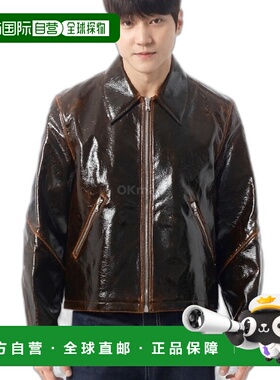 韩国直邮Sefr 粗肩夹克 - 做旧涂层羊毛 夹克