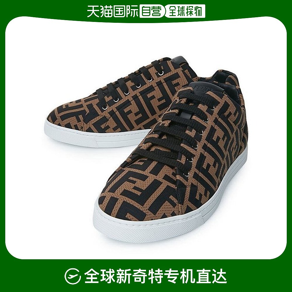 韩国直邮Fendi其它运动鞋 LABELLUSSO/Fendi/Men/FF/Logo/Fabric
