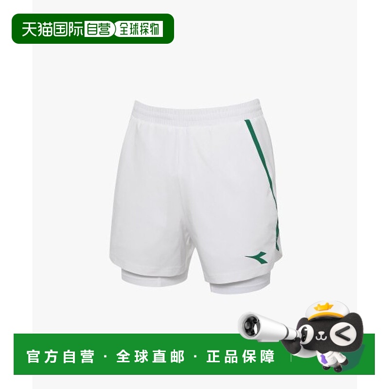 韩国直邮diadora 男士打底裤D3121THP45WHT短裤休闲裤